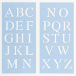 Times New Roman Letter Stencil Set