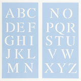 Times New Roman Letter & Number Stencil Set