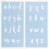 Dahling Letter & Number Stencil Set A-Z Lowercase