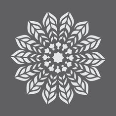 Boho Medallion Mini Craft Stencil