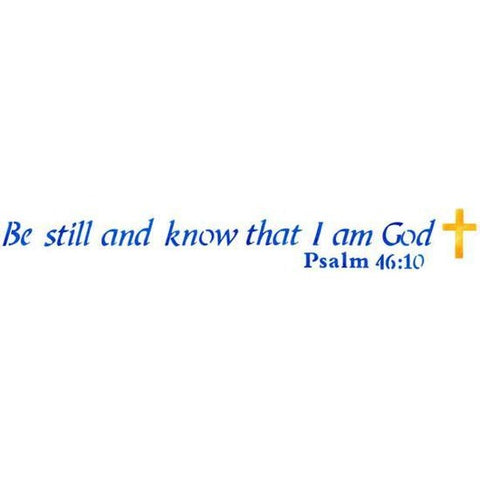 Be Still and Know That I Am God Stencil