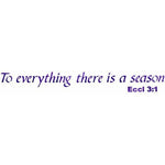 To Everything There is a Season Stencil