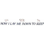 Now I Lay Me Down To Sleep Stencil