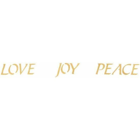Love Joy Peace Stencil