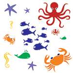 Little Explorers Sea Collection Wall Painting Stencils