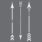 Native Arrows Stencil