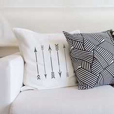 Native Arrows Stencil on Pillow Stencils