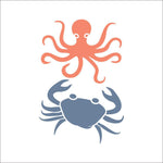 Sea Creatures 1 Craft Stencil