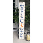Welcome Starfish Vertical Porch Stencil. Create your own Coastal Porch Sign today!