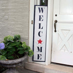Welcome Porch Sign Stencil Kit for all 12 months. Buy your kit today!