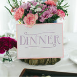 Woodland Wedding 8 Piece Craft Stencil Kit (DINNER STENCIL ON CARD