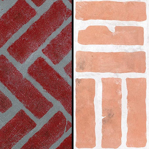 Brick Wall and Patio Painting Stencils