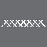Lattice Border Wall Stencil
