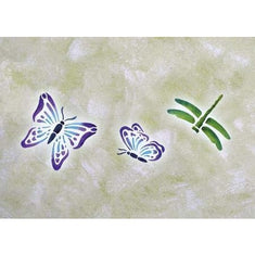 Butterflies & Dragonfly Stencil