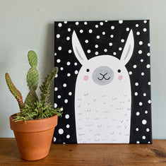 Mix and Match Animal VI - Llama Stencil by Victoria Borges - Sample
