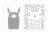 Mix and Match Animal VI - Llama Stencil by Victoria Borges - Overlays