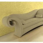 Spiral Scroll Wall Painting Stencil Living Room