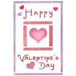 Valentine's Greeting Card Craft Stencil