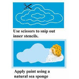 Clouds Stencil How to Detail Image