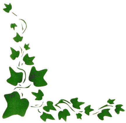 Stem and Leaf Flower stencils for fence painting, wall stenciling