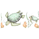 Sea Turtles Stencil