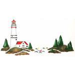 Lighthouse Border Stencil