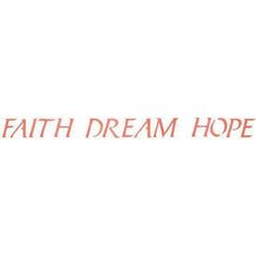 Faith Dream Hope Stencil